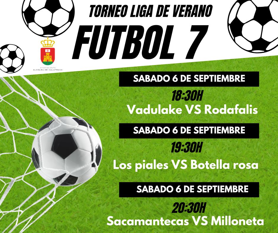 Horario Liga Local Fútbol 7